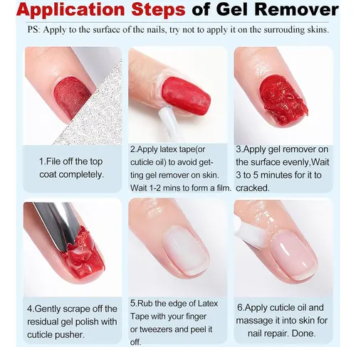Removedor Gel Para Uñas Louinstic N19 15 Ml Sin Acetona