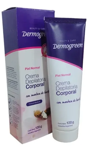 Crema Depilatoria Corporal Dermogreen Con Karite 120g