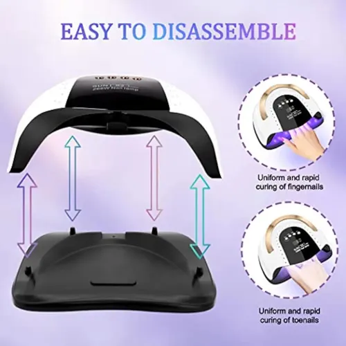 Lámpara De Uñas Led Uv De 268 W, Secadora De Uñas