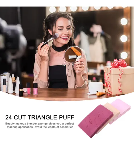 72 Piezas De Esponjas Aplicadoras De Maquillaje En 3 Juegos