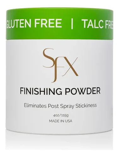 Polvo Fijador Sunfx, Velo Para Acabado Bronceado Posterior A