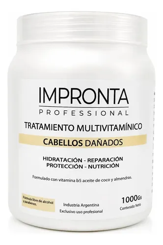 Mascara Multivitaminico P/ Cabellos Dañados- Impronta X 1 Kg