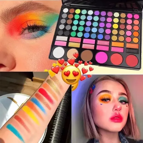Set Completo De Sombras De Ojos Cos, 78 Colores, Color Nud