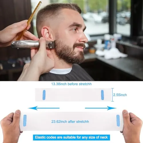 Tiras Desechables De Papel De Barbero Para Cuello Nicemovic,