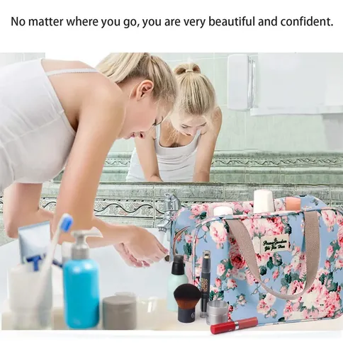 Bolsa De Maquillaje Hikiopc, Bolsa De Aseo Grande Para Mujer