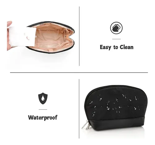 Neceser De Maquillaje Ethereal Gran Capacidad Nylon Negro