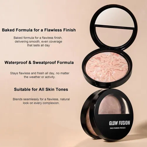Base De Maquillaje Marble Marble Pressed Powder Porcelana