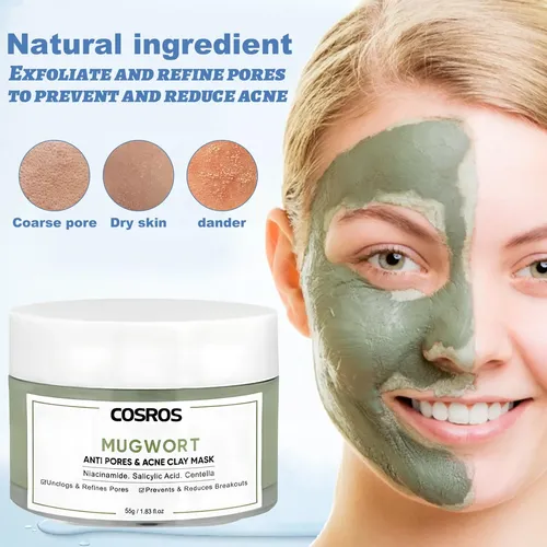Mascarilla Facial De Arcilla Natural Con Té Verde Y ^.^