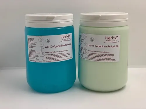 Set Reductor:gel Criogeno+ Crema Anticelulitica-aparatología