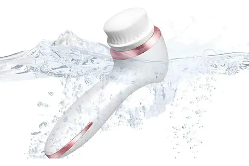 Cepillo Facial Electrico Recargable 3 Cabezales Exfoliante