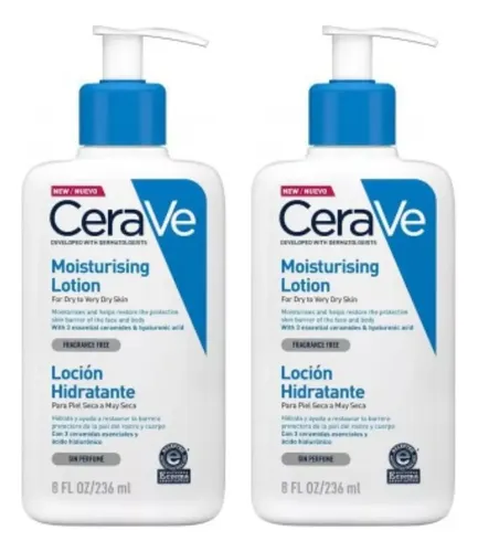 Combo X2 Cerave Loción Hidratante 236ml