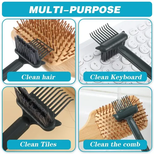 Herramienta Limpiadora For Cepillos De Pelo 2 En 1, -ll