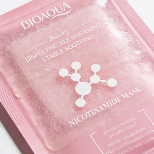 Mascarilla Facial Bioaqua Niacinamida Blanqueadora Hidrata