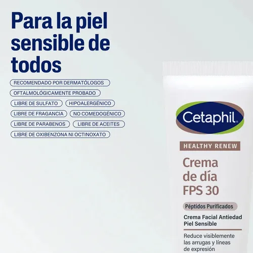 Crema de Dia Antiedad Cetaphil Healthy Renew con FPS 30 x 50 Ml