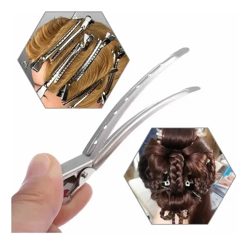 Broches Pinza Cocodrilo Peluquería Tintura Peinado