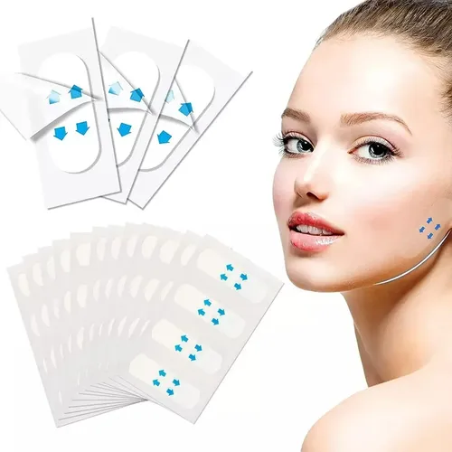 Parches Tensores Lifting Facial Adhesivo Instantaneo X 60 Un