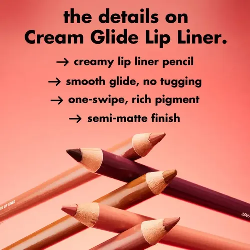 Delineador De Labios Elf Cream Glide Lip Liner True Red