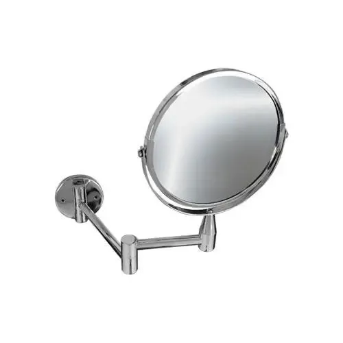 Espejo Articulado Doble 20 Cm Cromo Baño Habitación Makeup