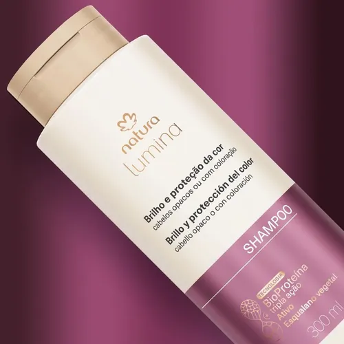 Shampoo Natura Lumina Brillo Y Proteccion Color 300ml