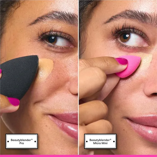 Set De Esponjas Maquillaje Precisas Reutilizables Veganas