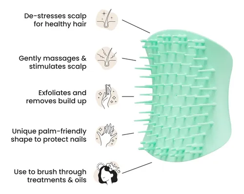 Cepillo Para Cabello Tangle Teezer Scalp Shampoo Mint