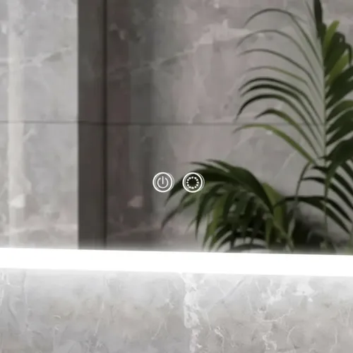 Espejo Luz Led Táctil Inteligente Baño Desempañante 60×80