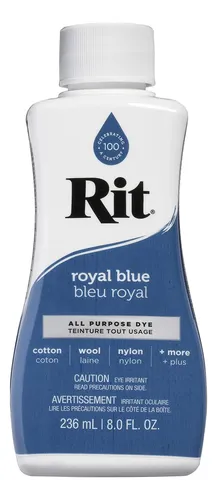 Rit Dye Liquid Fabric Dye, 8 Ounce, Royal Blue