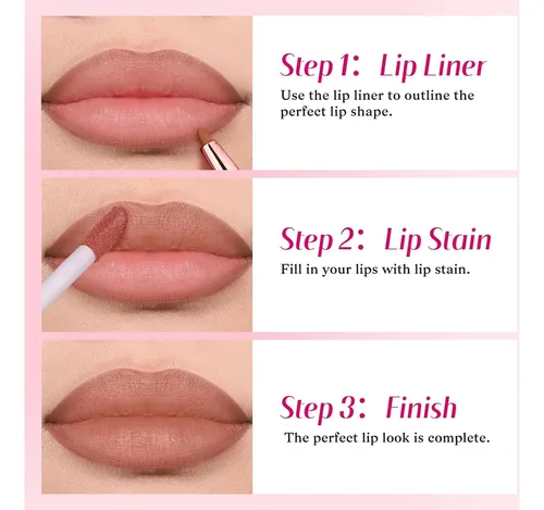 Delineador Y Tinte Labios 2 En 1 Bayfree, Alta