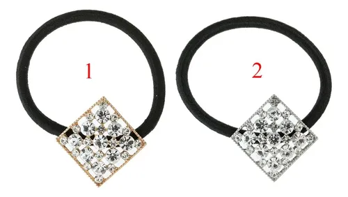 Cinta Para El Pelo Con Diamantes De Imitación Dorada