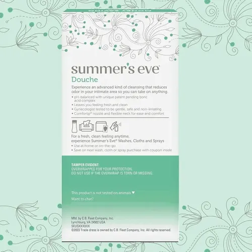 Douche Vaginal Summer’s Eve, Pack 2 4.5oz