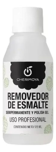 Removedor De Semipermanente Cherimoya Uñas 120 Ml