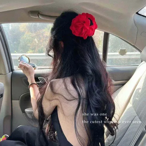 Pinza De Pelo Rosa Con Flor Para Mujer 2026