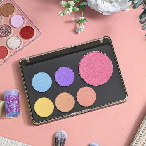 Paleta Magnética Vacía 10 Piezas Con Tapa Translúcida