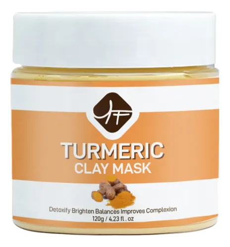 Mascarilla De Barro Con Cúrcuma, Iluminadora Facial, Hidrata Todo Tipo De Piel