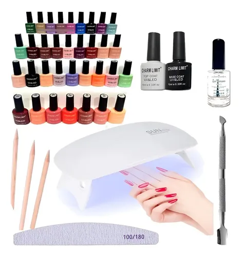 Kit Inicio Manicuria Semipermanente Led/ Uv Inicial