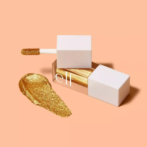 Elf Liquid Glitter Eyeshadow Sombra Glitter 24k Gold