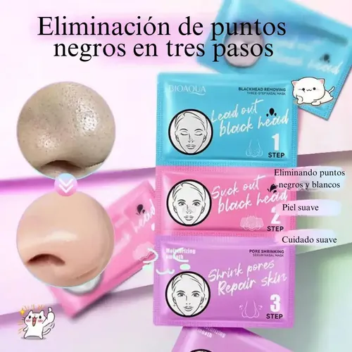 Mascarilla Puntos Negros 3 Pasos Bioaqua Tipo De Piel Todo Tipo De Piel