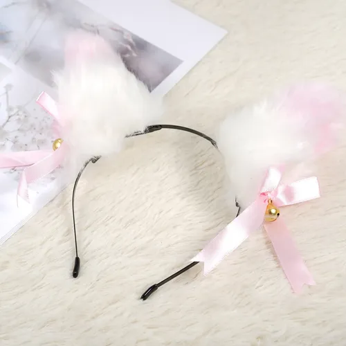 Accesorio De Diadema De Felpa Con Forma De Pinza Para El Pel