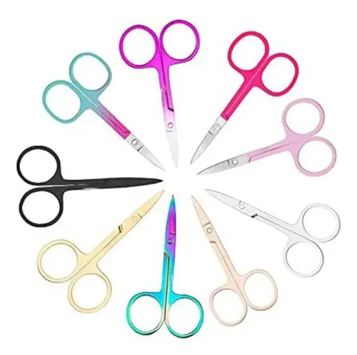 A 2 Multipurpose Steel Eyebrow Scissors For Eyelashes For