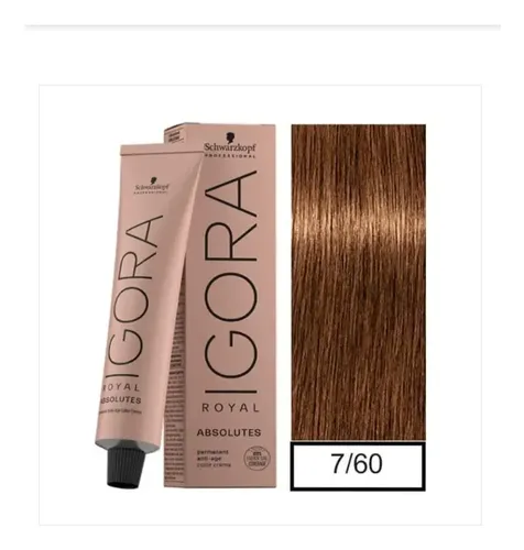 Coloración Schwarzkopf Igora Royal Absolutes 7-60 60ml