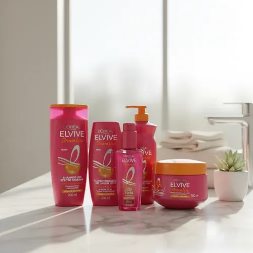 Combo 5 Productos Elvive Dream Liso Efecto Keratina