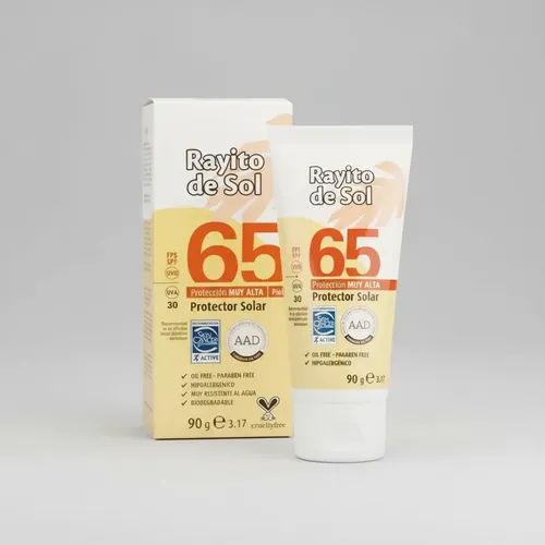 Rayito De Sol Protector Solar Fps 65 Emulsión Pomo 90g