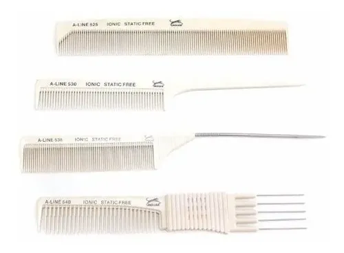 Jaguar A-line Kit 9 Peines Profesionales Cabello Beige Pelo