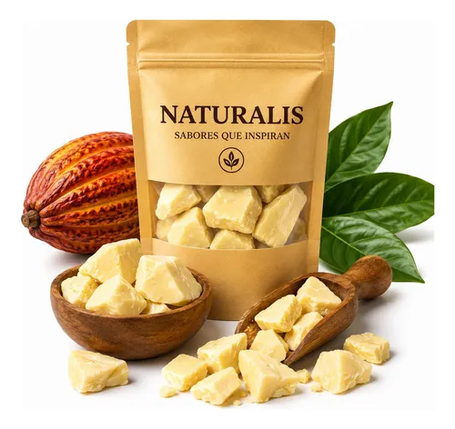 Manteca De Cacao Origen Perú 100% Puro Calidad Premium 500gr