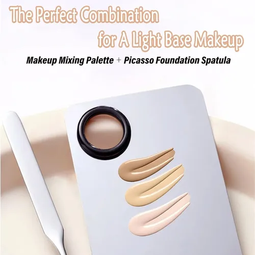 Paleta Para Mezclar Maquillaje, Marca Cosmética De Acero Ino