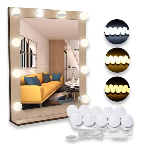 10 Linternas Led Para Maquillaje