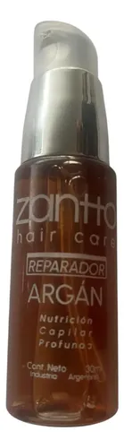 Kit Zantto Argán Nutrición Keratina Y Cristal Rearador 30 Ml