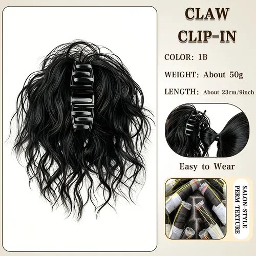 Extensión De Cabello Rizado Latin Bun Mujer Con Pinza Fuerte
