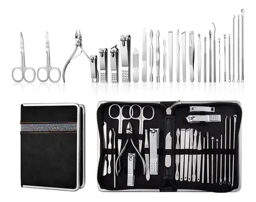 Estuche De Manicura, Cortaúñas, Alicates For Cutículas, Kit