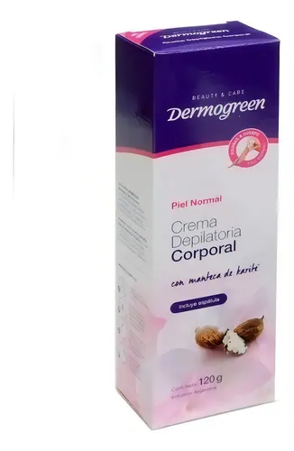 Crema Depilatoria Corporal Dermogreen Con Karite Y Espátula